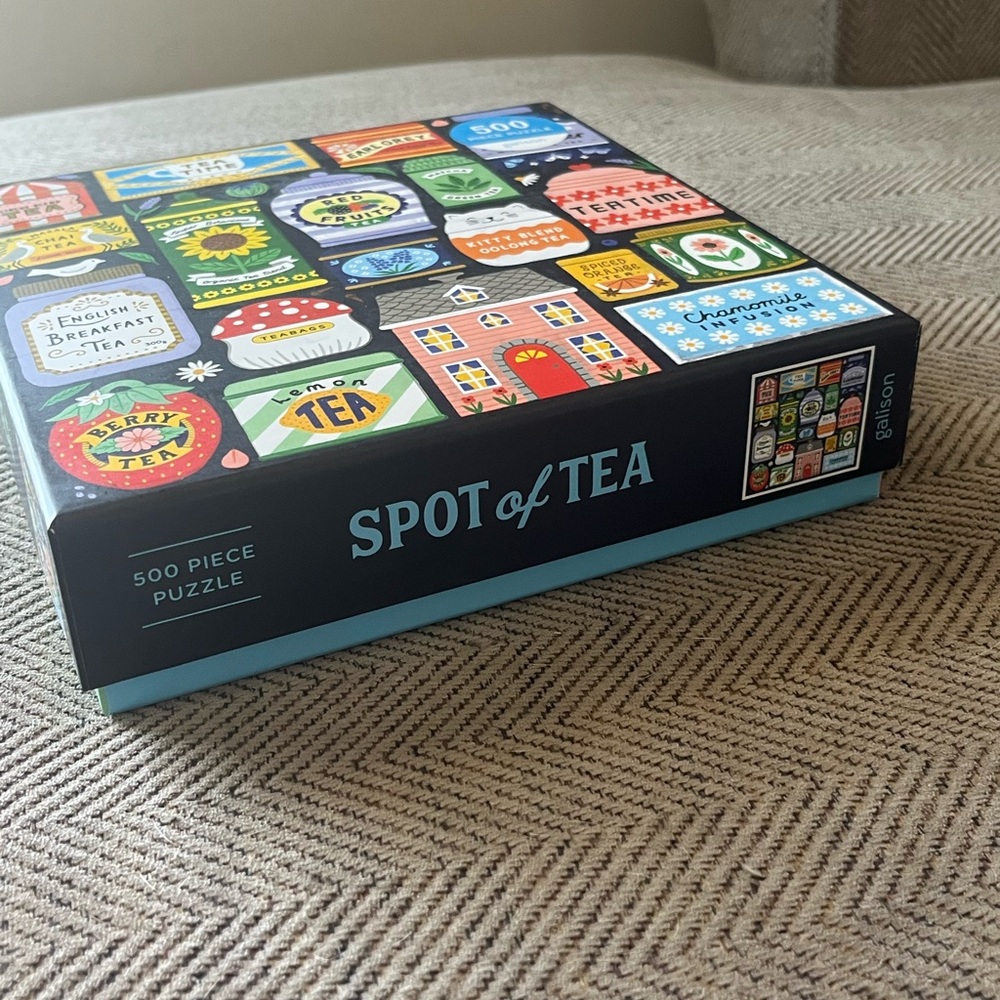 Spot of Tea Galison 500 Piece Puzzle - Picture 3 of 4